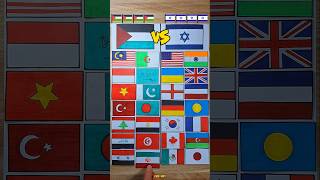 Palestine VS Israel Allies flag Drawing #flag #palestine #israel #art #drawing