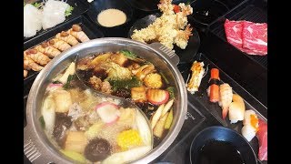 กินบุฟเฟ่ต์คุ้มจุใจ เนื้อ แซลมอน ซูชิ ละลานตามาก Masaru Shabu \u0026 Sushi Buffet