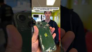 He Wanted to Get His DATA Out Of This Terribly Cracked Phone 😱 #shorts #apple #iphone #fyp #ios