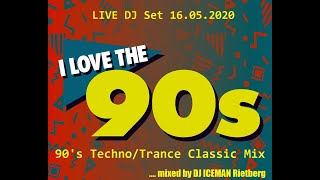 CLUB CLASSICS 90s - Techno & Trance - mixed by DJ ICEMAN Rietberg