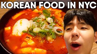 Finding the BEST KOREAN FOOD in NYC Food Tour