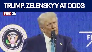 Trump, Zelenskyy at odds over Russia-Ukraine war