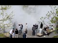 Fujiko Nakaya: Fog Sculpture in the Sculpture Garden of the Neue Nationalgalerie Berlin