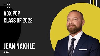 VOXPOP - EMBA McGill-HEC Montréal Class of 2022 - Jean Nakhle