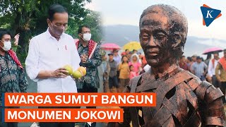 Pernah Kirim 3 Ton Jeruk ke Istana, Kini Warga Sumut Bangun Monumen Jokowi