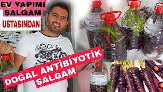 Adana Usulü Doğal Şalgam Suyu Tarifi / yüzde yüz tam ölçek şalgam suyu / şalgam nasıl yapılır ??