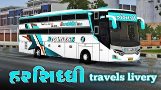 Harsiddhi travels livery | MAYYLO YT | bussid | bus simulator indonesia | harsiddhi maa travels