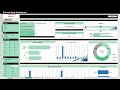 Service Desk Dashboard - Buy from https://premiumexcel.etsy.com
