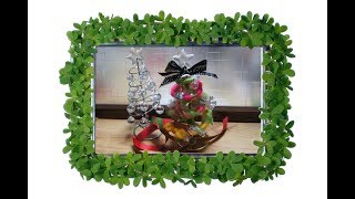 【Sepia】オリジナルのクリスマスツリーを作ってみた　　65　（I handcraft a Christmas tree.)