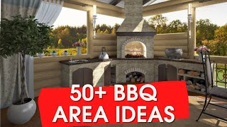 🔥50 BBQ AREA IDEAS 🔥 GRILLING AREA 🔥 OUTDOOR KITCHEN