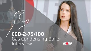 CGB-2-75/100 Gas Condensing Boiler - WOLF at ISH 2021