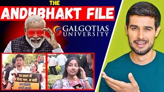 Dhruv Rathee Roast Andhbhakt | Galgotias University News | Andhbhakt Vs Dhruv Rathee | Dhruv Rathee