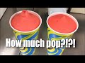 How much pop is actually in a 7-Eleven Slurpee? How much pop is actually in a 7-Eleven Slurpee?