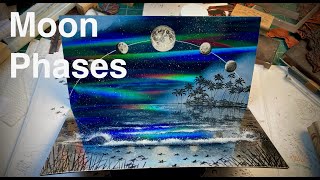 Stampscapes Friday Night Live!  First Steps/Moon Phases