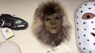 Craft Market: Native Masks in Fairbanks Alaska