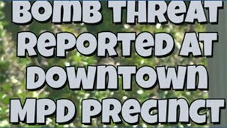 Bomb threat reported at downtown Memphis police precinct