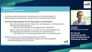 DVGW Lunch \u0026 Learn: H2-ready \u0026 klimaneutral bis 2045 –Kosten \u0026 Aufwand für Umrüstung der Gasnetze