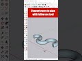 convert curves to pipes in sketchup shorts sketchup sketchuptutorial sketchuponline