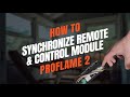 SIT ProFlame 2 | How to Synchronize the Remote and Control Module