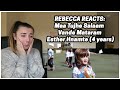 Rebecca Reacts: Maa Tujhe Salaam Vande Mataram - Esther Hnamte (4 years)