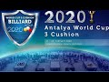 3 Cushion Billiard Dick Jaspers vs Daniel Sanchez Antalya World Cup 2020 Final Part1 3 Bant Bilardo