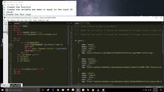 Tutorial JavaScript Exercise #5 display objects and include an image