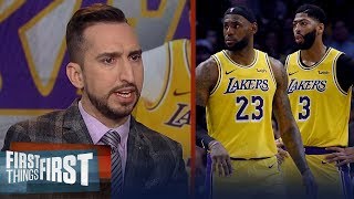 Anthony Davis can be No. 1 in name but LeBron still runs Lakers offense | NBA | FIRST THINGS FIRST