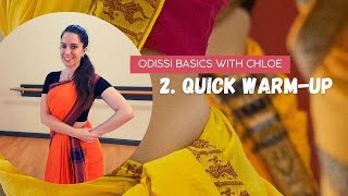 Odissi Basics for beginners | Class n°2 | QUICK WARM-UP