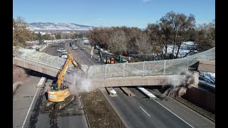 Foothills Parkway Bridge Demolition in Boulder