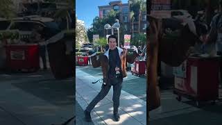 Angry Christians protest against cosplayers at LA ComicCon #comiccon #daturaplays