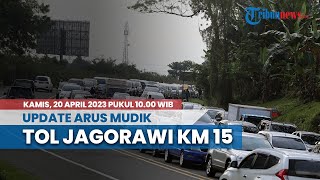 Pantauan Arus Mudik Lebaran 2023, Tol Jakarta-Bogor-Ciawi (Jagorawi) KM 15 Ramai Lancar