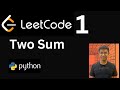 LeetCode #1: Two Sum | Coding Interview Solution - HashMap - Python