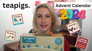 TEAPIGS Tea Advent Calendar 2024 Unboxing Review