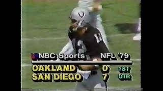 1979 09-09-79 Oakland Raiders at San Diego Chargers pt 1 of 2