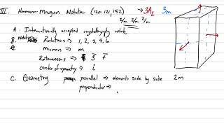 Mineralogy: Lecture 6, Hermann-Mauguin Notation