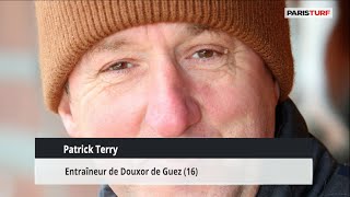 Patrick Terry, entraîneur de Douxor de Guez (17/02 à Vincennes)