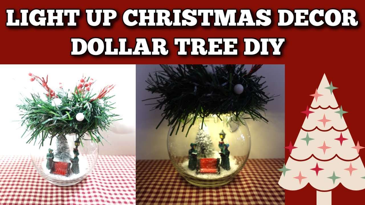 Dollar Tree Diy Christmas Decor Youtube