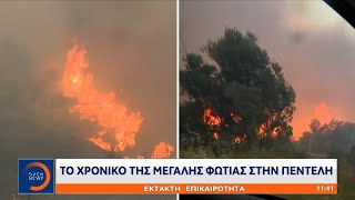 Το χρονικό της μεγάλης φωτιάς στην Πεντέλη | 20/7/2022 | OPEN TV