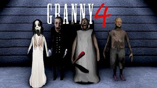 Grannyに新たな家族が増えた！全員集結して追ってくるホラーゲームが怖すぎる【GRANNY４】（大絶叫あり）