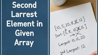 2. Second Largest Element | Python Coding Interview Question