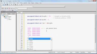 Lesson 9.3 : Pointers containing memory addresses of multi byte variables