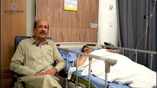 Faiz Ur Rehman, a patient attendant who recounts his emergency visit to Evercare Hospital Lahore.