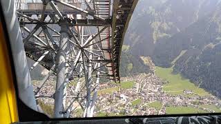 The cable car 🚡 in mayrhofn penkenbahn in Austria 🇦🇹 holiday blog #420