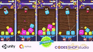 2048 3D Merge Cube Game | Cube Game | Unity Source Code
