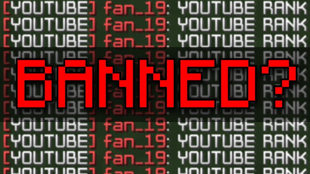 How I Got Banned From Hypixel Youtube