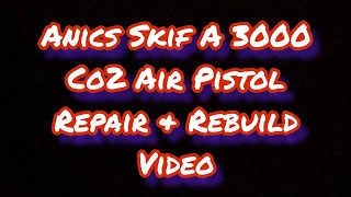 Anics Skif A3000 Co2 Air Pistol Repair \u0026 Rebuild Video