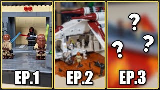 I Built The Coolest Scenes From The Sky Walker Saga As LEGO Star Wars Mocs!