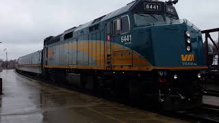 [HD] VIA 72 - VIA 6441 East at Brantford (March 25 2017)