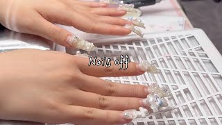 【作業動画】ゴテゴテジェルネイル💅フィルインオフノーカット💎🎀