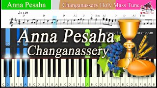 Annapesha Changanassery Tune Keyboard Notes with Chords and Sheet Music